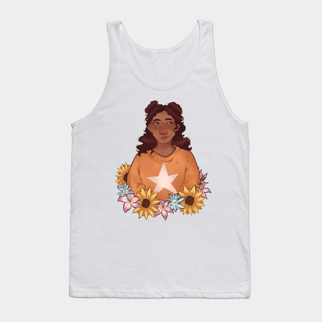 yaz: lotus, edelweiss, sunflowers Tank Top by funderfularts